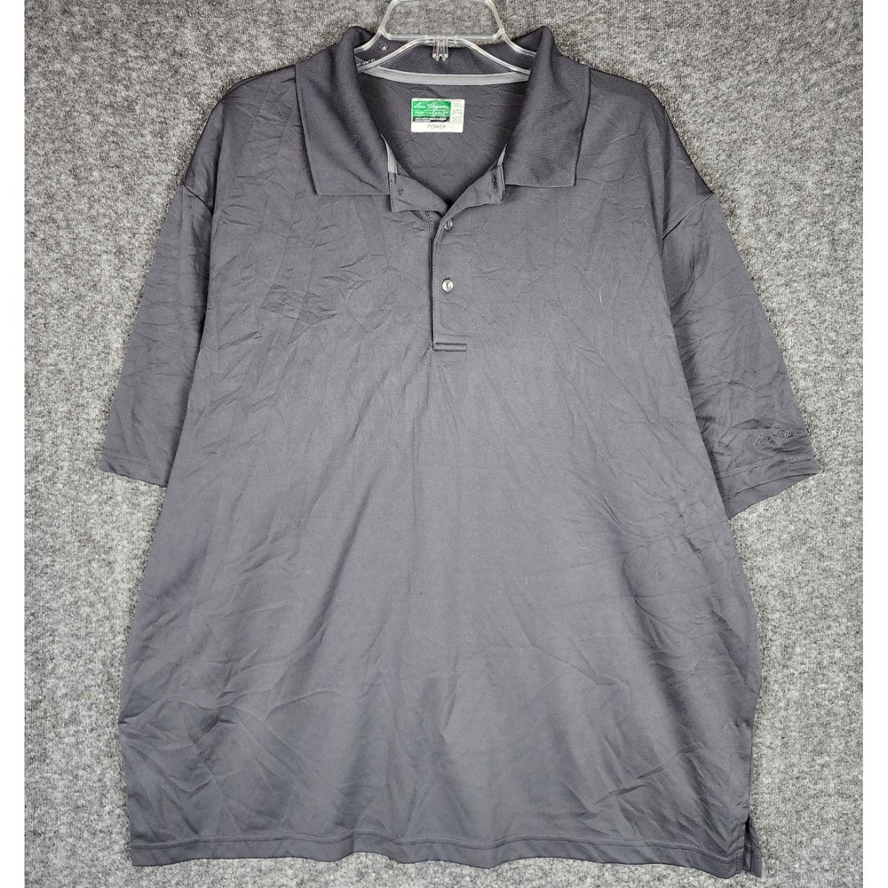 Ben Hogan Polo Shirt Mens 3XL Power Performance Gray Short Sleeve Golf EUC